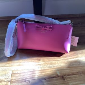 ♠️ Kate Spade Declan Sawyer Street Crossbody shoulder bag dusty peony